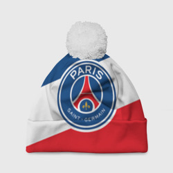 Шапка 3D c помпоном Paris Saint-Germain FC