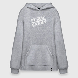 Худи SuperOversize хлопок Public Enemy logo