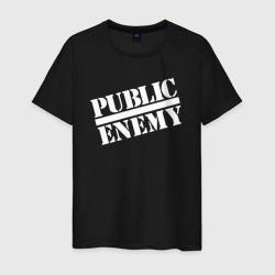 Public Enemy logo – Футболка из хлопка с принтом купить со скидкой в -20%