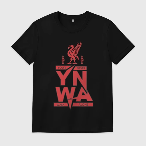 Мужская футболка хлопок You'll Never Walk Alone YNWA