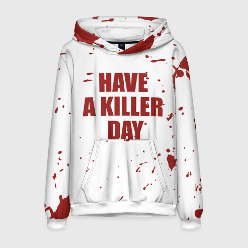 Мужская толстовка 3D blood have a killer day Dexter