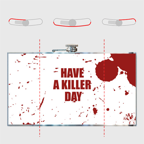 Фляга blood have a killer day Dexter - фото 5