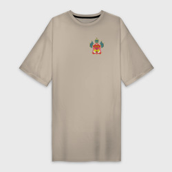 Платье-футболка хлопок Кубанское Казачье Войско с эмблемой