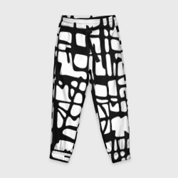 Детские брюки 3D Черно-Белый мотив Cantabrigiensia, подходящий для раскрашивания вручную