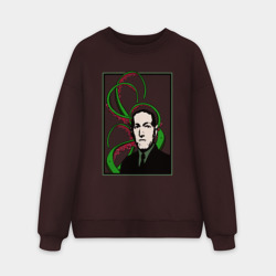 Мужской свитшот oversize без начеса хлопок Лавкрафт Lovecraft