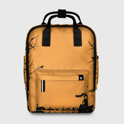 Женский рюкзак 3D Orange Halloween
