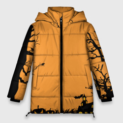 Женская зимняя куртка Oversize Orange Halloween