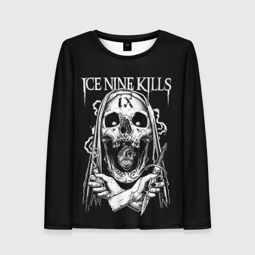 Женский лонгслив 3D Ice Nine Kills, The Silver Scream, цвет 3D печать