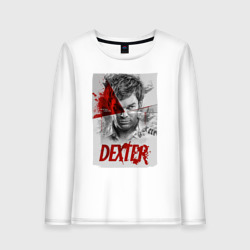 Женский лонгслив хлопок Декстер Dexter постер