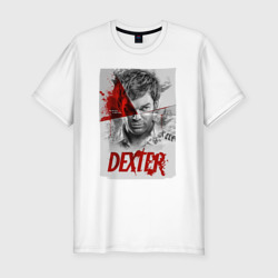 Мужская футболка хлопок Slim Декстер Dexter постер