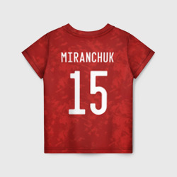 Детская футболка 3D Миранчук форма сборной России