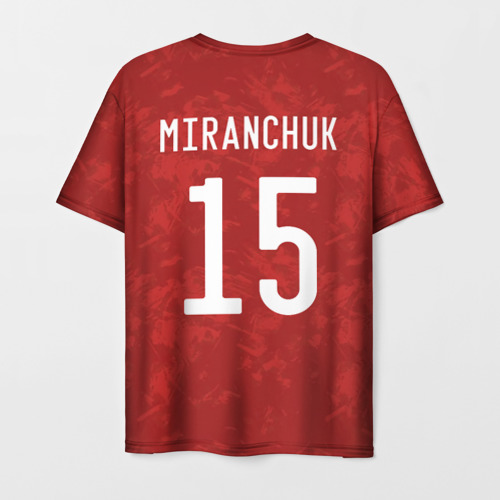 Мужская футболка 3D Миранчук форма сборной России, цвет 3D печать - фото 2