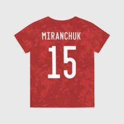 Детская футболка 3D Миранчук форма сборной России