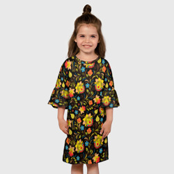Детское платье 3D Хохломa - фото 2