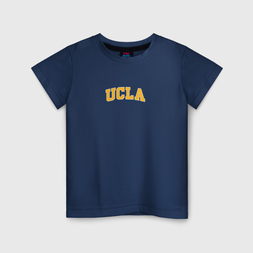 Детская футболка хлопок UCLA, цвет темно-синий
