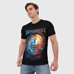 Мужская футболка 3D  Megadeth, Super Collider  - фото 2