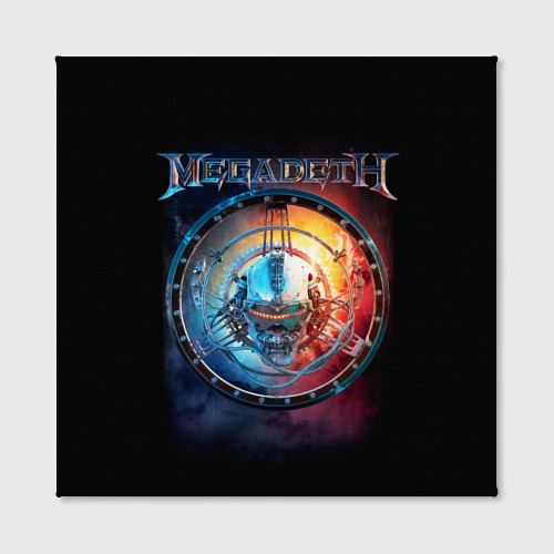 Холст квадратный Megadeth, Super Collider, цвет 3D печать - фото 2