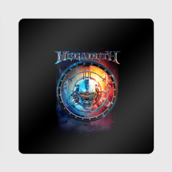 Магнит виниловый Квадрат Megadeth, Super Collider