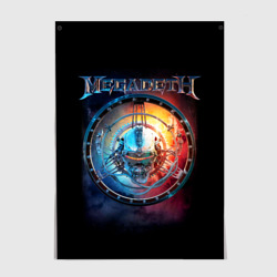 Постер Megadeth, Super Collider