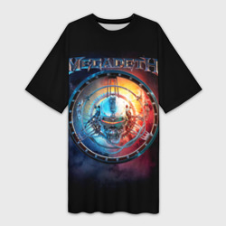 Платье-футболка 3D Megadeth, Super Collider