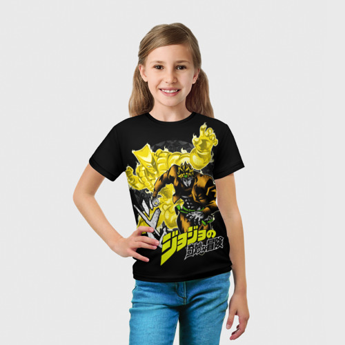 Детская футболка 3D Дио Брандо - JoJo's Bizarre Adventure, цвет 3D печать - фото 5