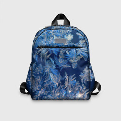 Детский рюкзак 3D Снежинки макро snowflakes macro