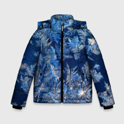 Зимняя куртка для мальчиков 3D Снежинки макро snowflakes macro