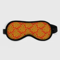 Маска для сна 3D Хохломские узоры-паттерны