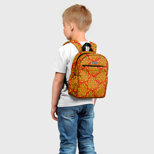Детский рюкзак 3D Хохломские узоры - фото 3