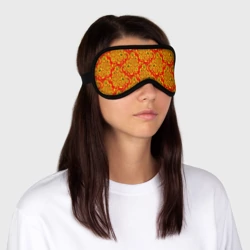 Маска для сна 3D Хохломские узоры-паттерны - фото 2