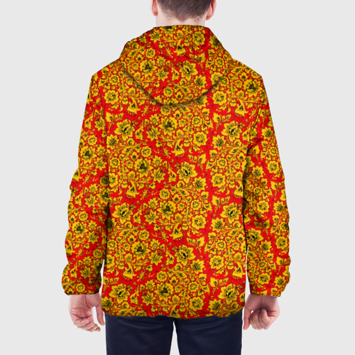 Мужская куртка 3D Хохломские узоры, цвет 3D печать - фото 5