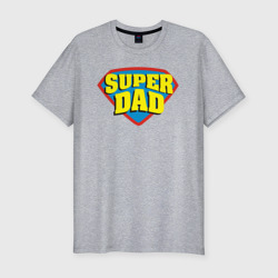 Мужская футболка хлопок Slim Супер отец
