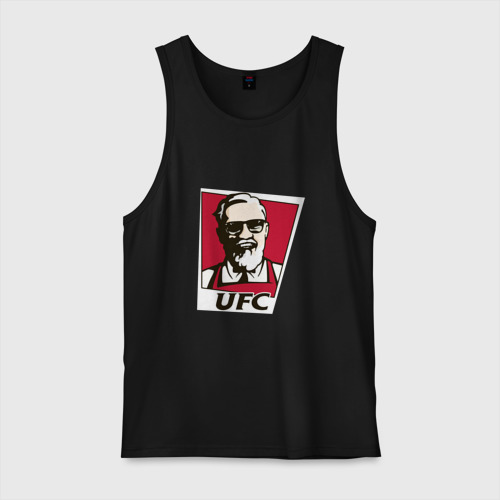 Мужская майка хлопок McGregor kfc, цвет черный