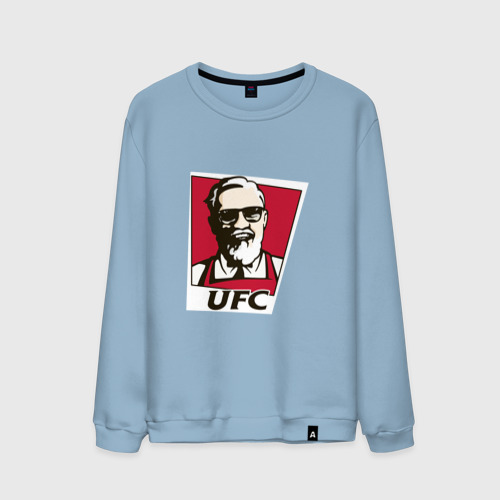 Мужской свитшот хлопок McGregor kfc, цвет мягкое небо