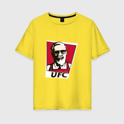 Женская футболка хлопок Oversize McGregor kfc