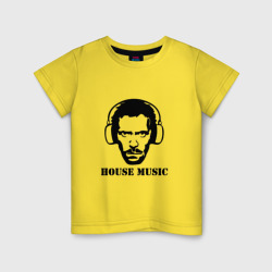 Детская футболка хлопок Dr. House music