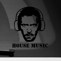 Наклейка на автомобиль Dr. House music