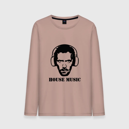 Мужской лонгслив хлопок Dr. House music