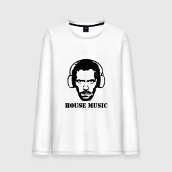 Мужской лонгслив хлопок Dr. House music