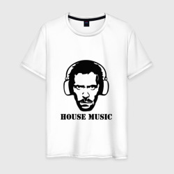 Мужская футболка хлопок Dr. House music