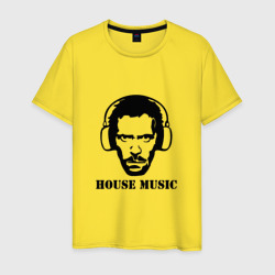 Мужская футболка хлопок Dr. House music