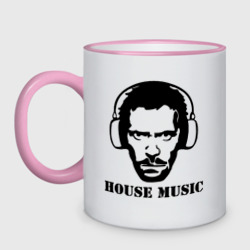 Кружка двухцветная Dr. House music