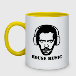 Кружка двухцветная Dr. House music