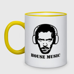 Кружка двухцветная Dr. House music