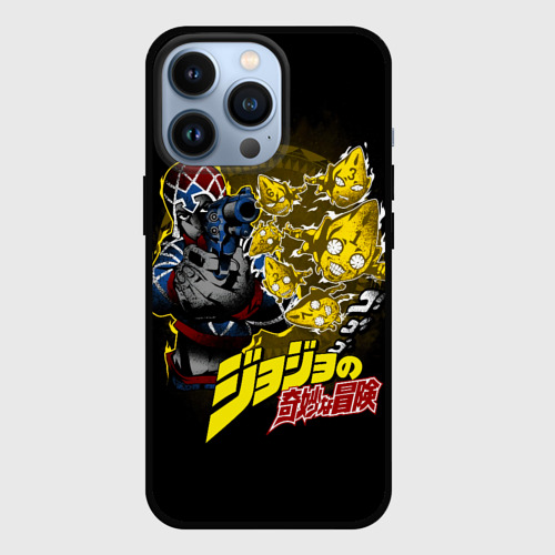 Чехол для iPhone 13 Pro Гвидо Миста - JoJo's Bizarre Adventure, цвет черный