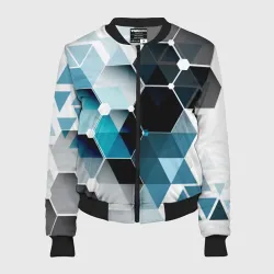 Женский бомбер 3D Абстракция Flo