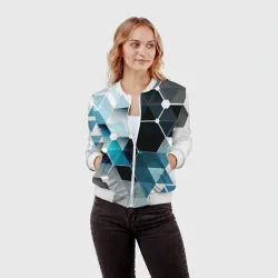 Женский бомбер 3D Абстракция Flo - фото 2