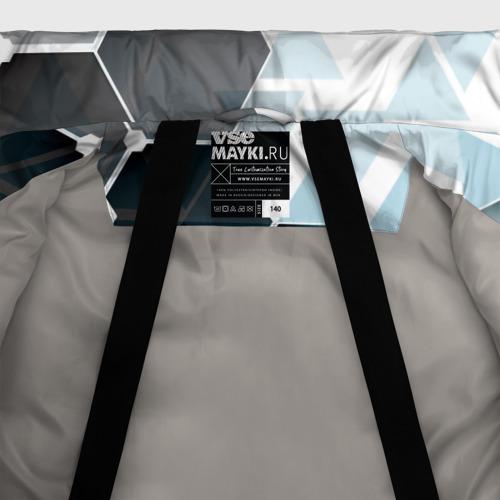 Зимняя куртка для мальчиков 3D Абстракция Flo, цвет светло-серый - фото 7