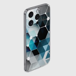 Чехол для iPhone 15 Pro силиконовый с защитой камеры Абстракция Flo - фото 2