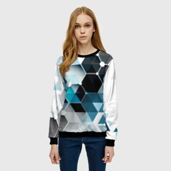 Женский свитшот 3D Абстракция Flo - фото 2